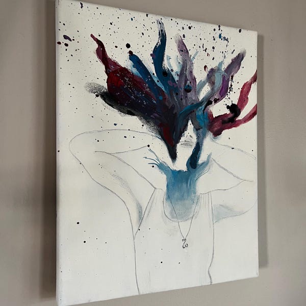 Abstract Painting: Healing, Surrender, Growth